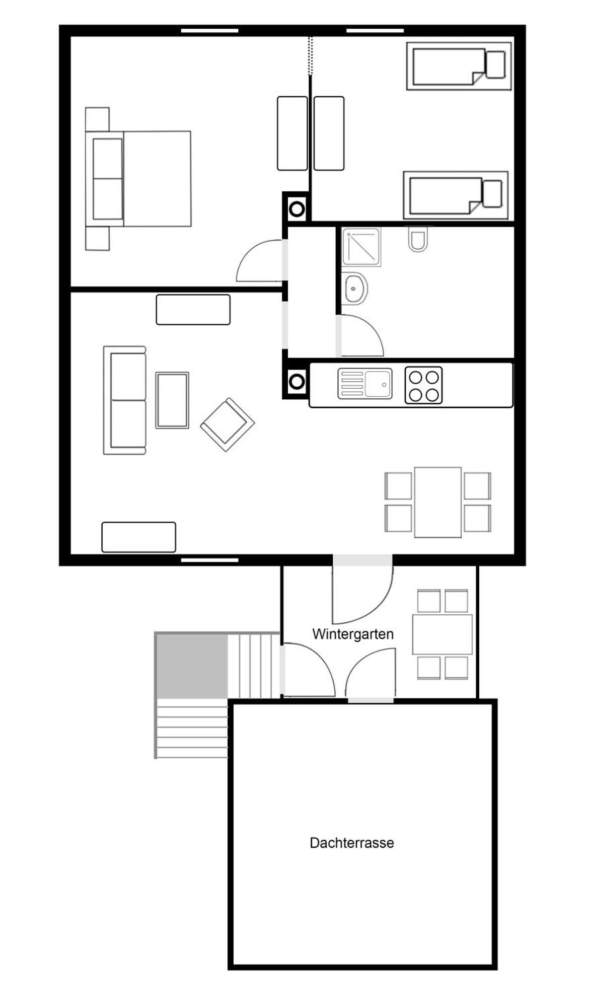 Wohnung Mit Wintergarten Wittmund Exterior foto